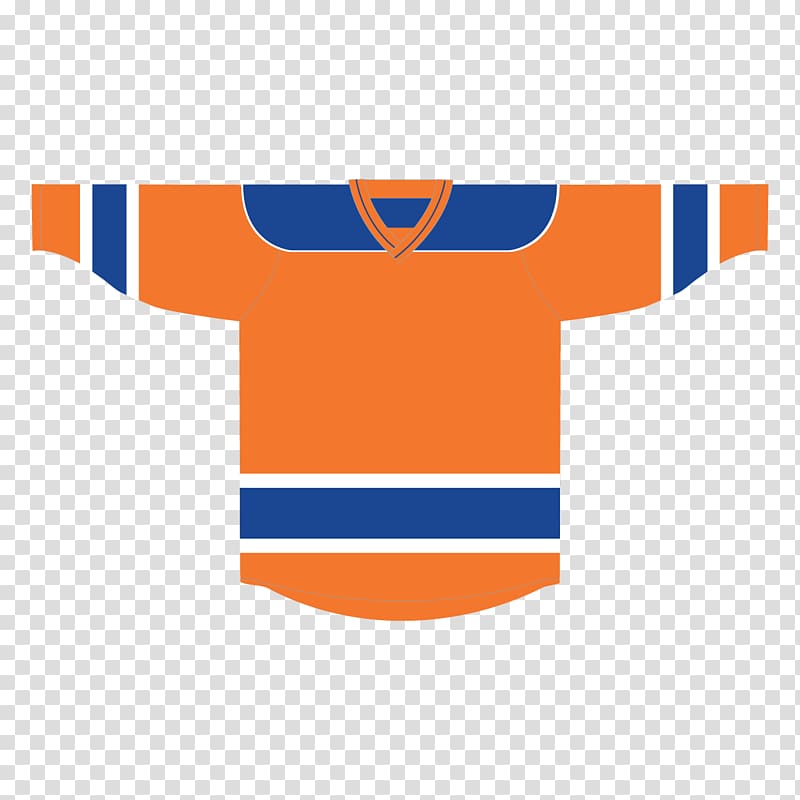 Hockey jersey Edmonton Oilers National Hockey League Ice hockey, tshirt transparent background PNG clipart