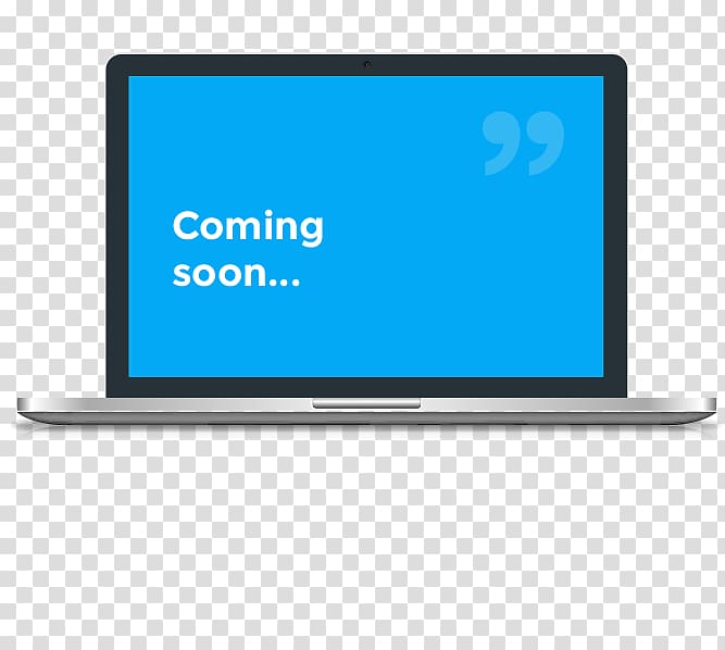 Computer Monitors Display device Information Laptop, Coming Soon transparent background PNG clipart