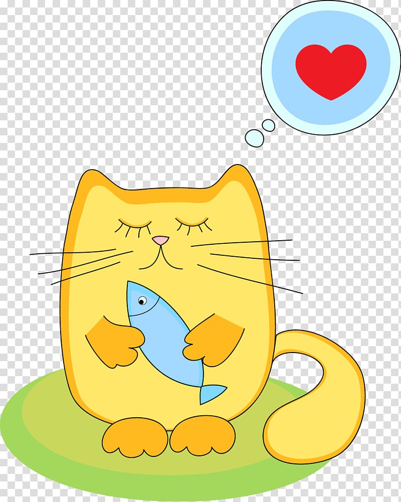 Whiskers Cat Euclidean Fish Illustration, cat transparent background PNG clipart
