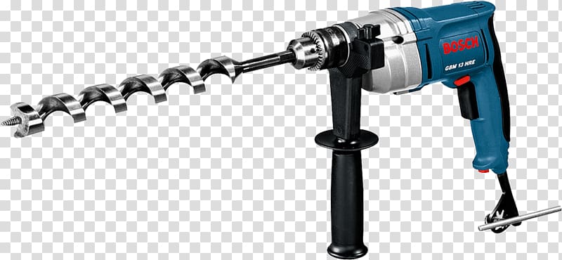 Augers Robert Bosch GmbH Bosch Professional GBM 13-2 RE,Drill Hammer drill GSB 13 RE professional Hardware/Electronic Agitateur GRW11E 1150W Bosch, electric drill transparent background PNG clipart