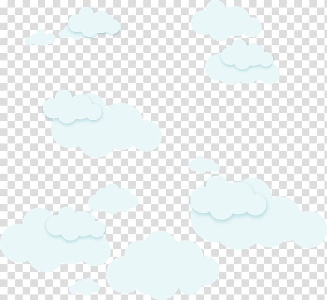 Sky Cloud Blue Pattern, Cartoon clouds transparent background PNG clipart