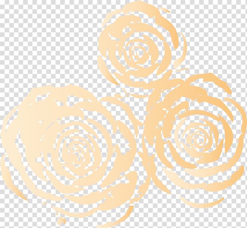 gold rose flowers illustration, Beach rose Computer file, Gold rose pattern transparent background PNG clipart
