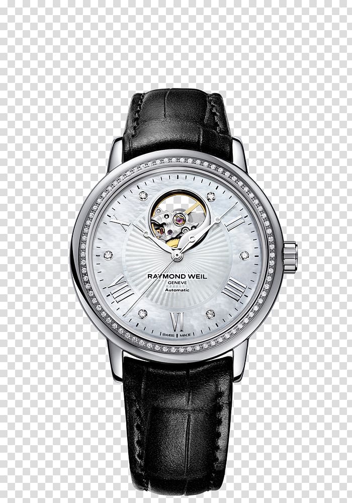 Raymond Weil Automatic watch Jewellery Chronograph, watch transparent background PNG clipart