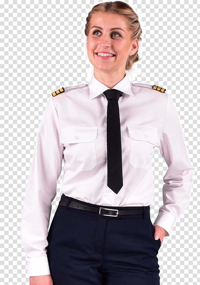 Dress shirt Blouse 0506147919 Sleeve Aircraft, Pilot uniform transparent background PNG clipart