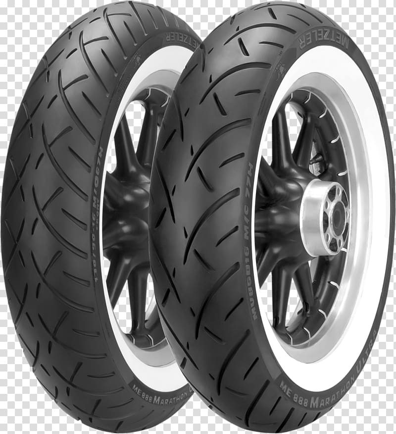 Metzeler Motorcycle Whitewall tire Cruiser, tyre transparent background PNG clipart
