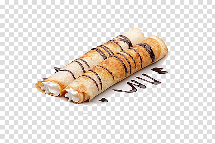 rolled crepe , Pancake Pizza Pasta Food Sauce, Sweet roll transparent background PNG clipart
