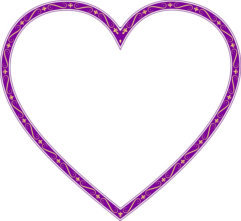 Borders and Frames Heart , zipper transparent background PNG clipart
