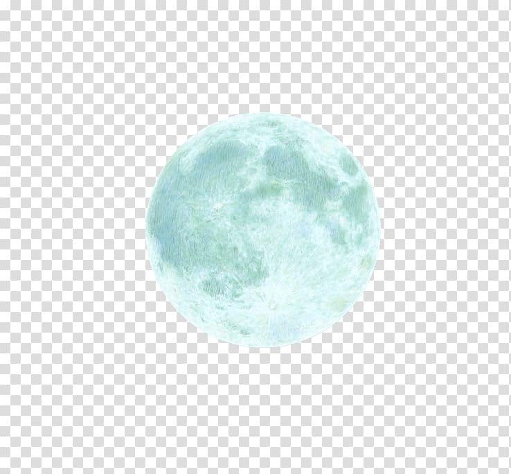 Circle Sky Computer , Light Blue Moon transparent background PNG clipart