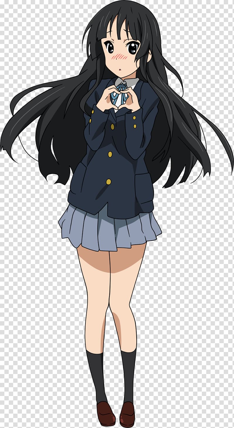 Ritsu tainaka yui hirasawa mio akiyama azusa nakano tsumugi kotobuki, pegatinas  anime telegrama, niño, mano, manga png