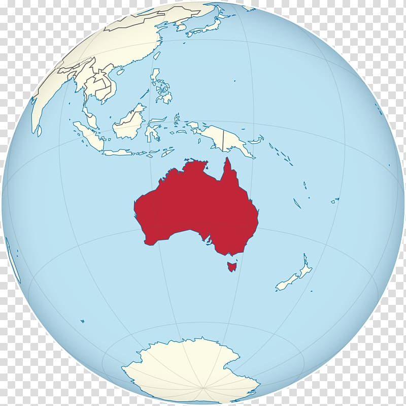Geography of Australia Globe Map, Indoaustralian Plate transparent background PNG clipart
