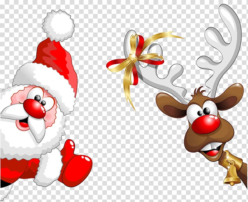 Santa Claus Rudolph Reindeer , Santa Claus transparent background PNG clipart