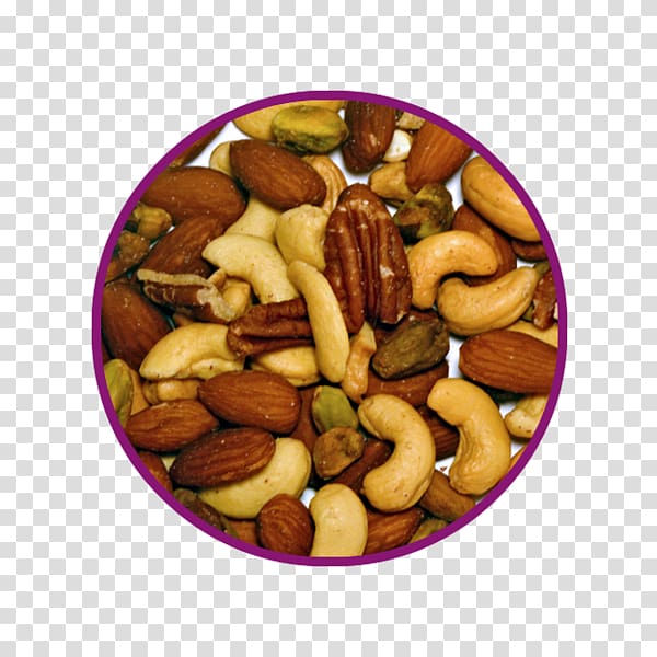 Mixed nuts Trail mix Snack Food, roasted almonds transparent background PNG clipart