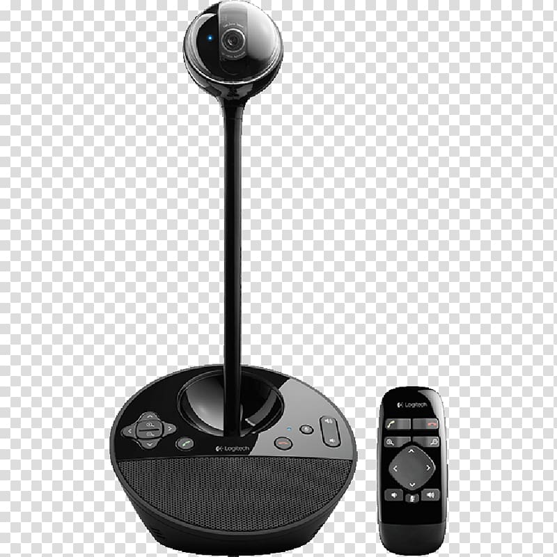 Logitech BCC950 Video Conferencing Camera 960-000866 1080p Full HD webcam 1920 x 1080 pix Logitech BCC950 Conference Cam HD-Video, Webcam transparent background PNG clipart