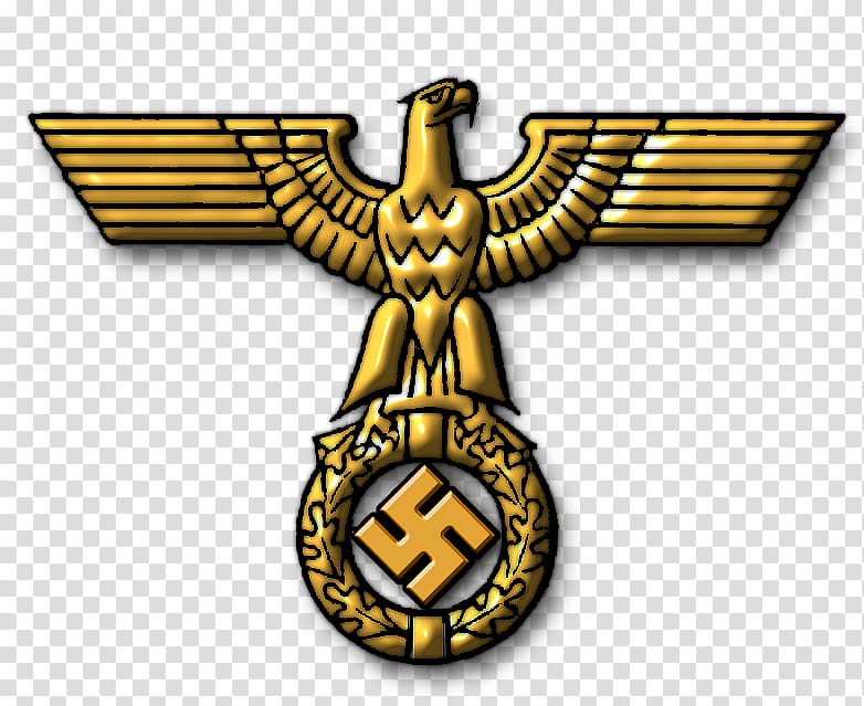 Nazi Germany German Empire Reichsadler Eagle Nazi Party, eagle transparent background PNG clipart