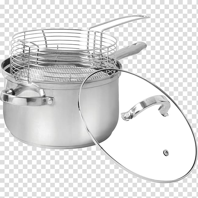 Deep Fryers Pots Stainless steel Cookware, Something Under The Bed Is Drooling transparent background PNG clipart