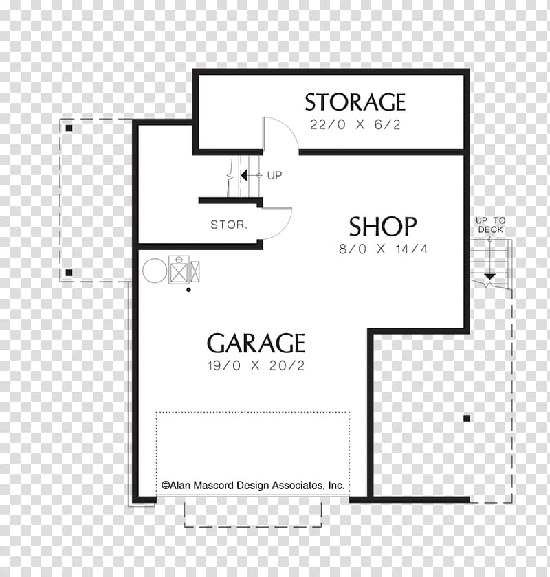 Floor plan Garage Living room Dining room, open the door outside the bedroom transparent background PNG clipart