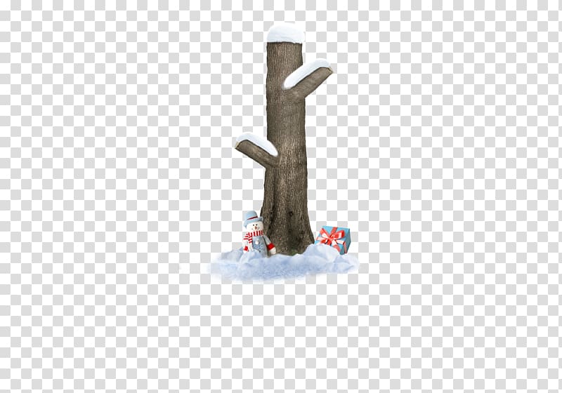 Tree Snow , Winter trees, dead wood, heavy snow transparent background PNG clipart