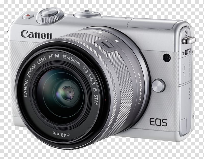 Canon EOS M5 Mirrorless interchangeable-lens camera, Camera transparent background PNG clipart