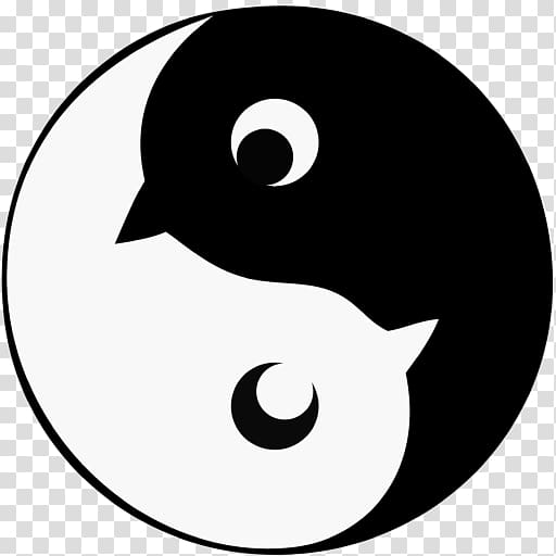 Yin and yang Symbol , creative real fairy tale transparent background PNG clipart