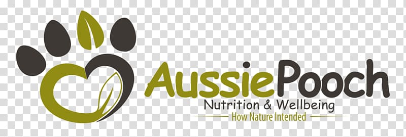 Aussie Pooch Nutrition & Wellbeing Logo Dog Brand PAWS Darwin, natural nutrition transparent background PNG clipart