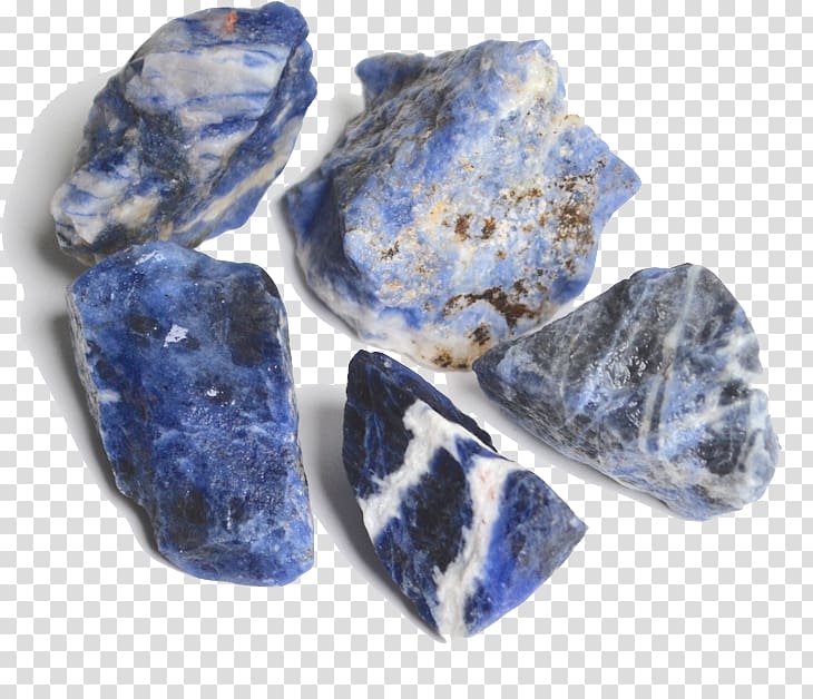 Gemstone Rock Mineral Blue Crystal, luminescent transparent background PNG clipart