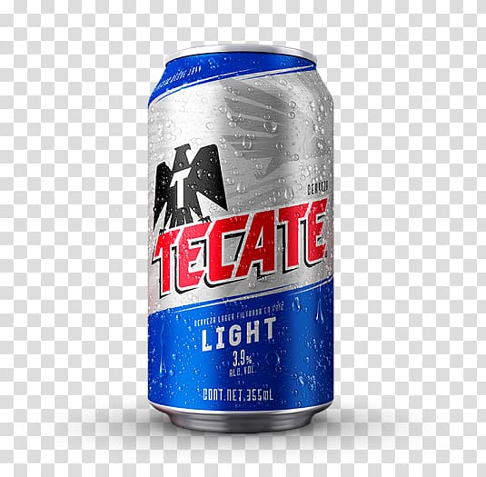 Tecate Beer Pale lager Cuauhtémoc Moctezuma Brewery, beer transparent background PNG clipart