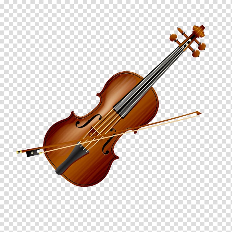 brown cello illustration, Musical instrument Violin Musical ensemble Cello, painted violin transparent background PNG clipart