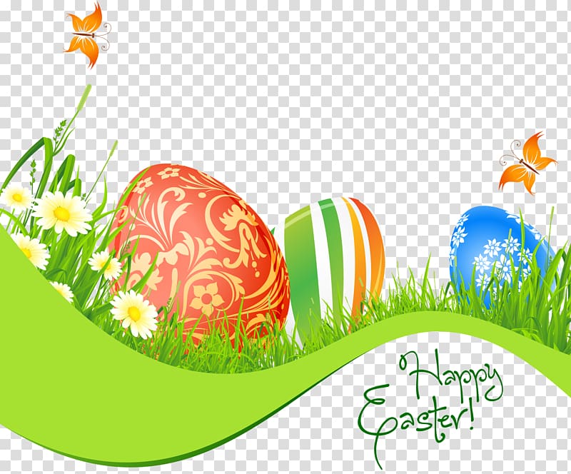 Easter Bunny Easter egg , Easter background material transparent background PNG clipart