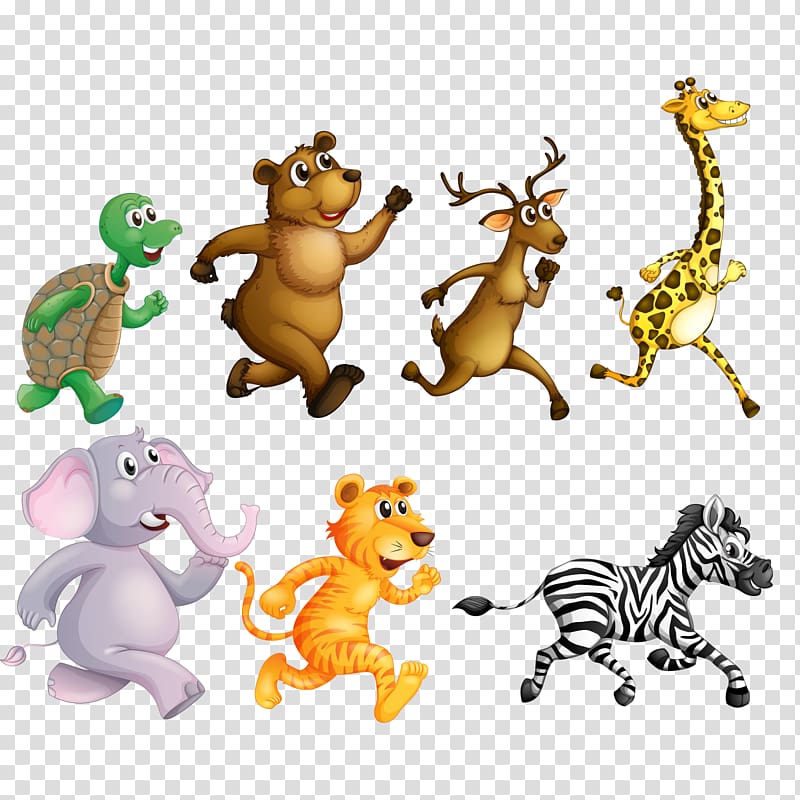 Cartoon Animal, cartoon animal, wildlife, cartoon, animal png
