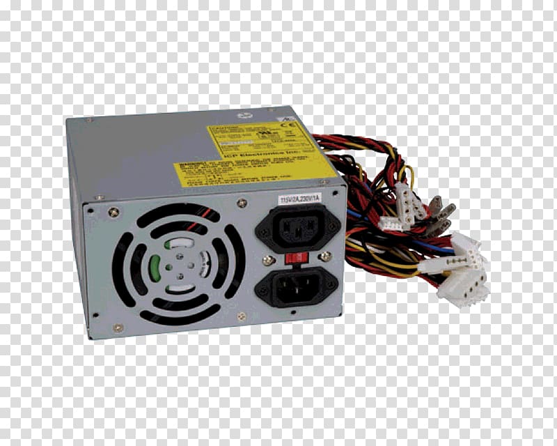 Power Converters Power supply unit Computer System Cooling Parts Industrial PC Personal computer, Computer transparent background PNG clipart
