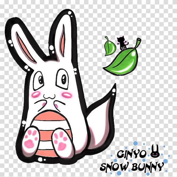 Dog Technology Cartoon , snow bunny transparent background PNG clipart