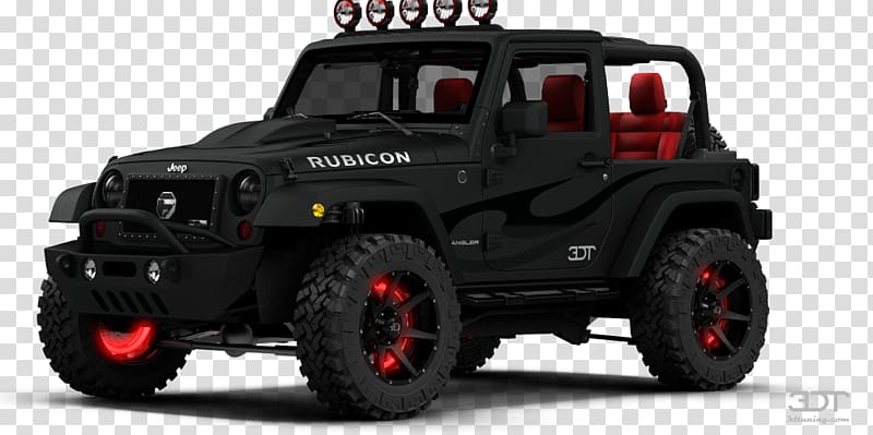 Jeep Wrangler Rubicon Car Tire Convertible, jeep transparent background PNG clipart