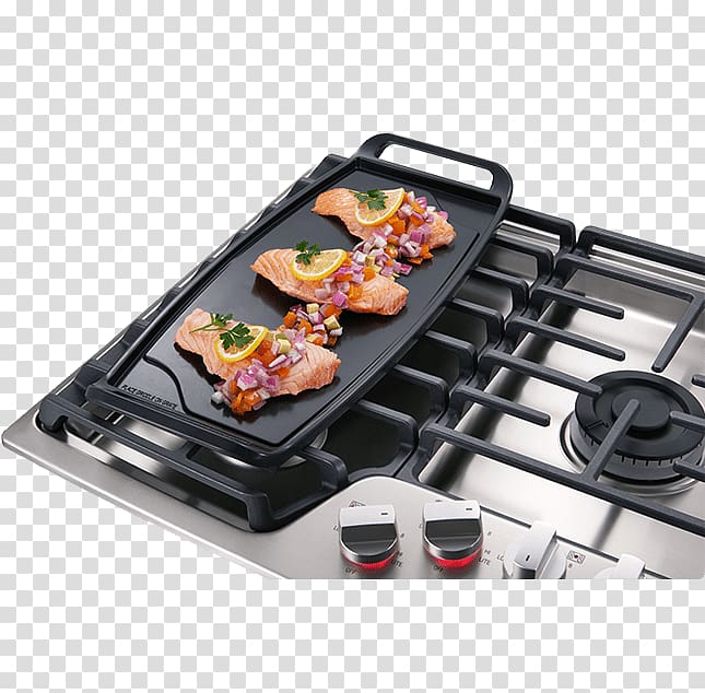 LG Studio Gas Cooktop LSCG Gas burner Cooking Ranges Stainless steel, transparent background PNG clipart