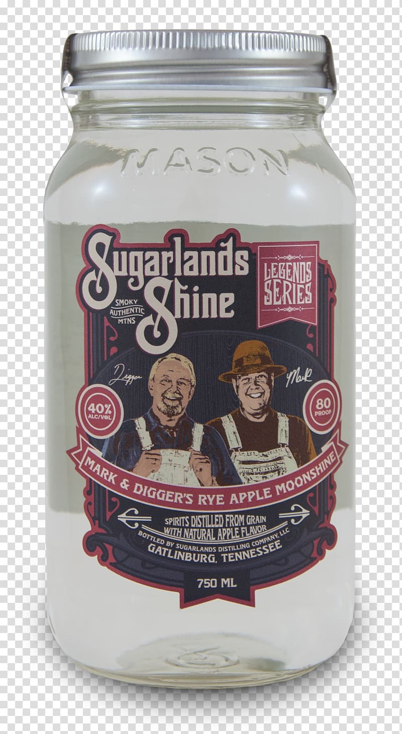 Moonshine Sugarlands Distilling Company Rye whiskey The Sugarlands, others transparent background PNG clipart