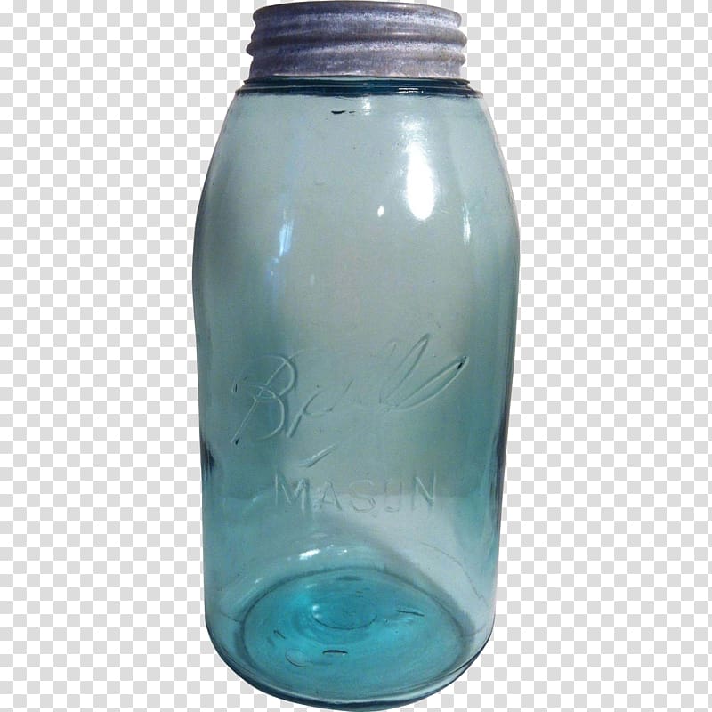 Mason jar Glass Lid Aqua, mason jar transparent background PNG clipart