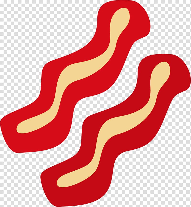 Sausage Bacon Bratwurst Meatball, Elastic Bacon transparent background PNG clipart