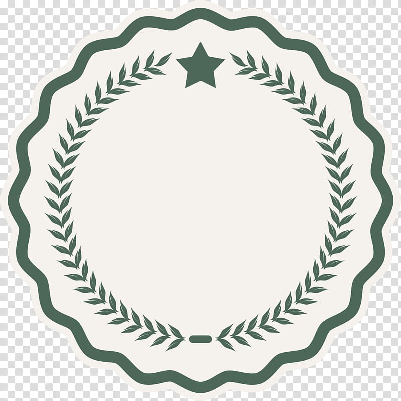 Quality Organization Service Sales Company, Green lace Medal transparent background PNG clipart