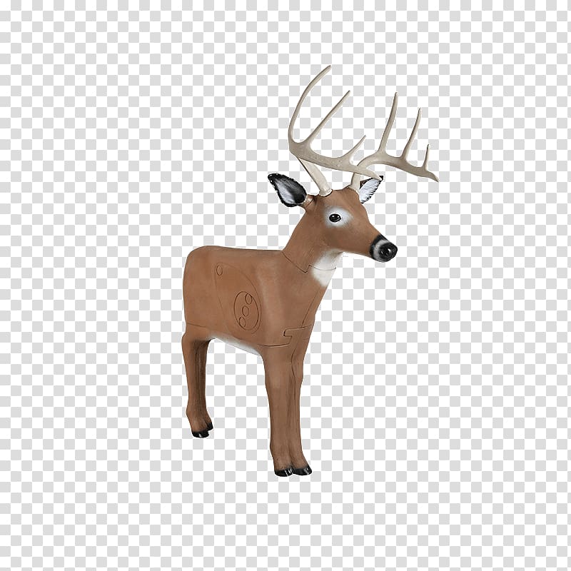 Reindeer White-tailed deer Target archery Bowhunting, Reindeer transparent background PNG clipart