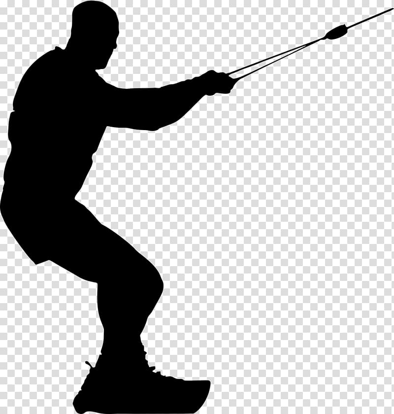 Kitesurfing Silhouette , surfing transparent background PNG clipart
