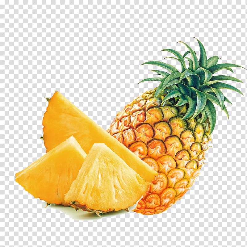 Juice Pineapple Smoothie Fruit Vegetable, Cut pineapple, pineapple fruit transparent background PNG clipart