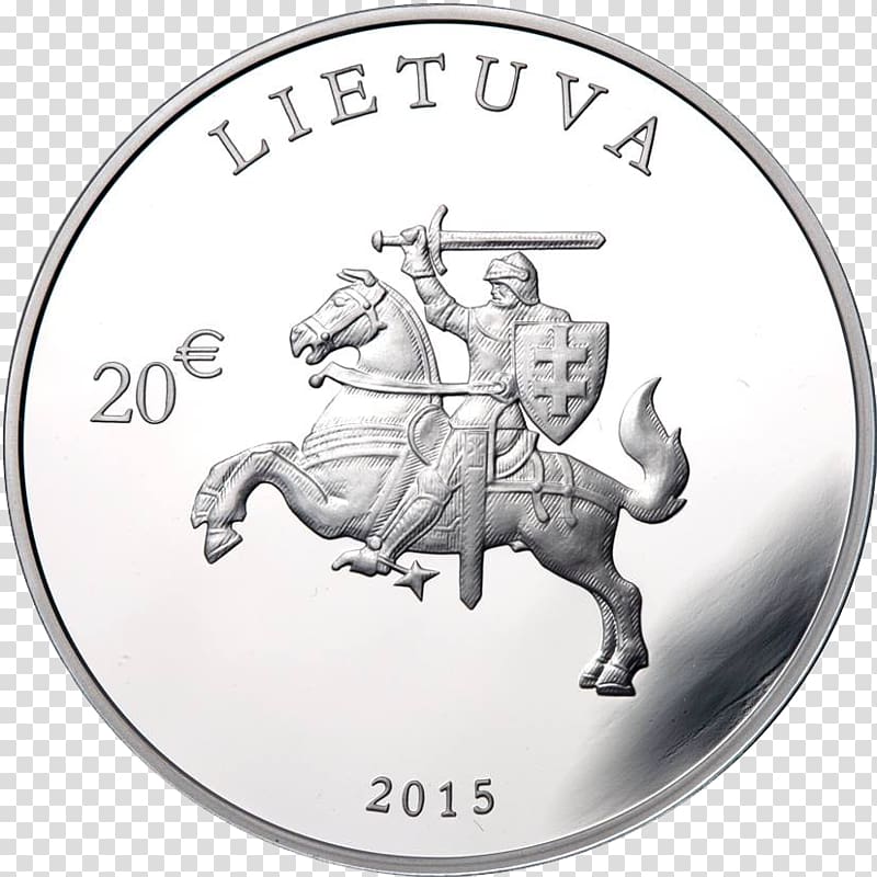 Euro coins Lithuania 20 euro note 20 cent euro coin, Coin transparent background PNG clipart
