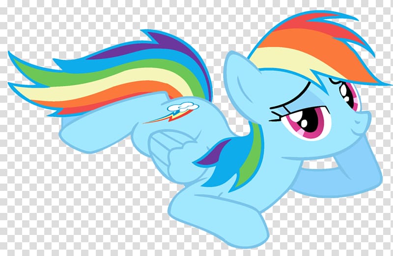 Rainbow Dash My Little Pony Applejack, rambo transparent background PNG clipart