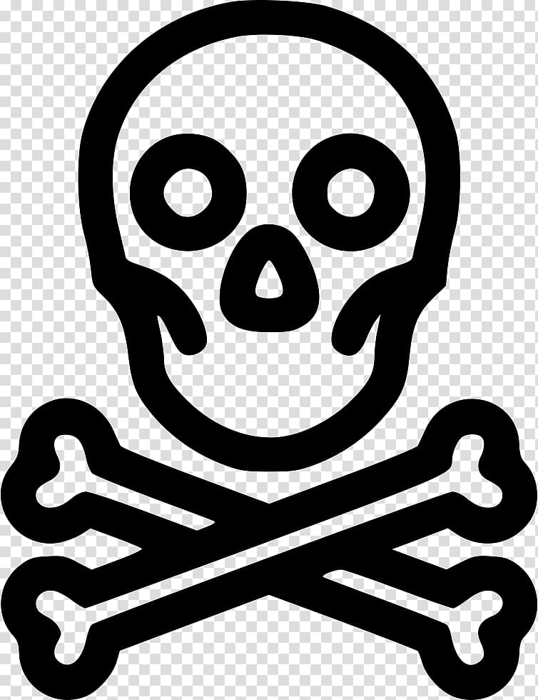 Skull and crossbones Poison , skull transparent background PNG clipart