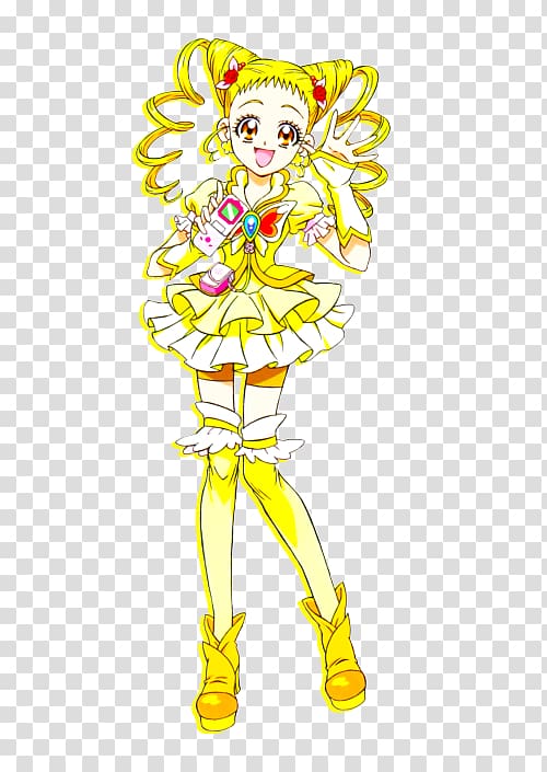 Urara Kasugano Nozomi Yumehara Pretty Cure All Stars Anime, sunshine and lemonade transparent background PNG clipart