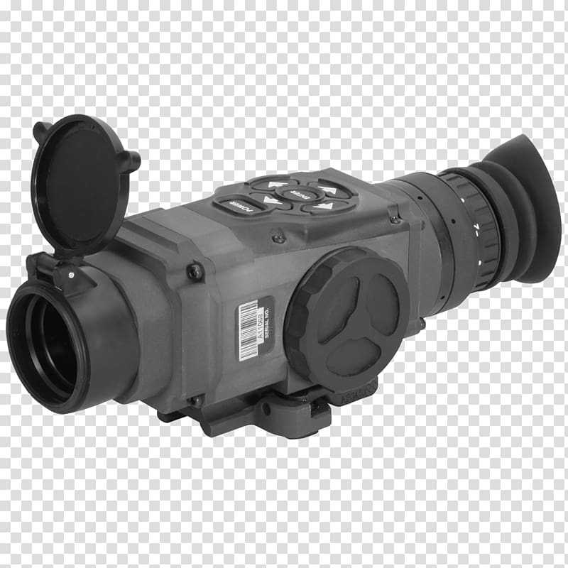 Monocular American Technologies Network Corporation Thermal weapon sight Telescopic sight Night vision, Binoculars transparent background PNG clipart