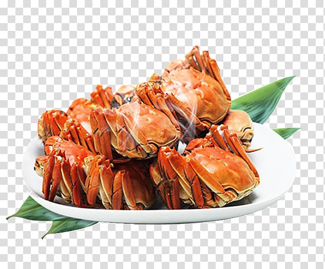 Crab Seafood Hot pot Poster Fishing industry, Hairy crabs transparent background PNG clipart