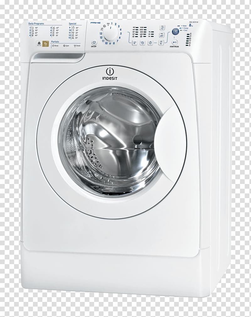 Washing Machines Indesit Co. Indesit PWC 91271 W Hotpoint, others transparent background PNG clipart
