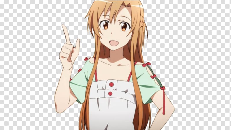 Asuna Kirito Sinon Sword Art Online 8: Early and Late Cooking, asuna transparent background PNG clipart