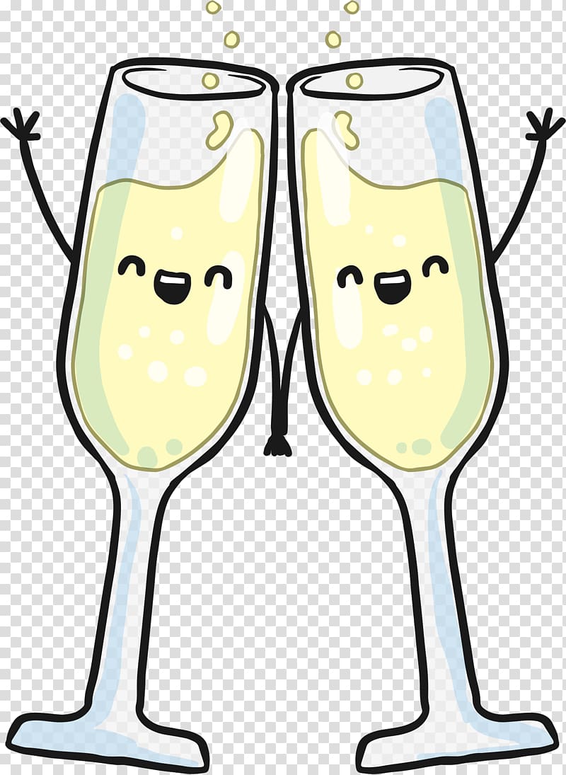 Featured image of post Cartoon Champagne Glasses Smiling champagne red bottle cartoon character style wearing diving glasses