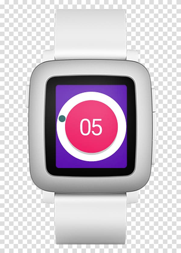 Pebble Time Smartwatch Pebble 2+ Heart Rate, watch transparent background PNG clipart